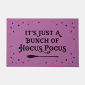 Hocus Pocus Lila Halloween Zitat Fußmatte (Vorderseite)