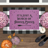 Hocus Pocus Lila Halloween Zitat Fußmatte