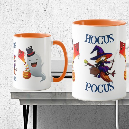 Hocus Pocus Magic Broom Witz Boo Halloween-Party Tasse