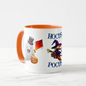 Hocus Pocus Magic Broom Witz Boo Halloween-Party Tasse (Vorderseite Links)