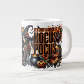 “Hocus Pocus Magic Vibes” Jumbo-Tasse (Vorderseite Rechts)