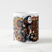“Hocus Pocus Magic Vibes” Jumbo-Tasse (Vorderseite)