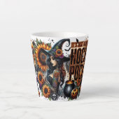 “Hocus Pocus Magic Vibes” Milchtasse (Vorderseite)