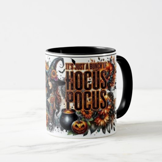 “Hocus Pocus Magic Vibes” Tasse (VorderseiteRechts)