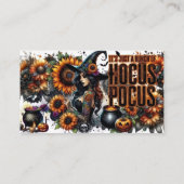 „Hocus Pocus Magische Vibes“ Begleitkarte (Rückseite)