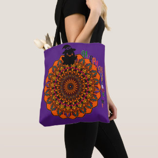 Hocus Pocus Mandala Halloween Tote Bag - Hand Geze Tasche