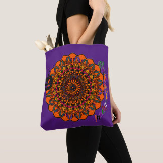 Hocus Pocus Mandala Halloween Tote Bag - Hand-Zeic Tasche