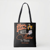 Hocus Pocus Martini fokussiert Hexerei Halloween Tasche (Vorderseite)