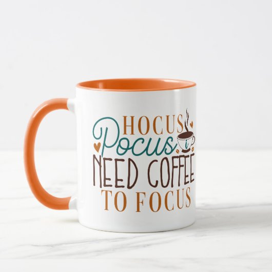 Hocus Pocus Modern Funny Coffee Halloween Tasse (Links)