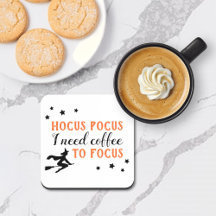 Hocus Pocus Modern Orange und Black Halloween