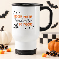Hocus Pocus Modern Orange und Black Halloween