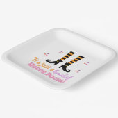 Hocus Pocus Modernes Halloween Orange Lila Zitat Pappteller (Gewinkelt)