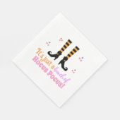 Hocus Pocus Modernes Halloween Orange Lila Zitat Serviette (Ecke)