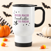Hocus Pocus Modernes Lila und schwarzes Halloween