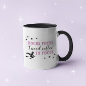 Hocus Pocus Modernes Lila und schwarzes Halloween Tasse