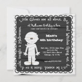 Hocus Pocus Mummy Birthday Einladung (Vorderseite)