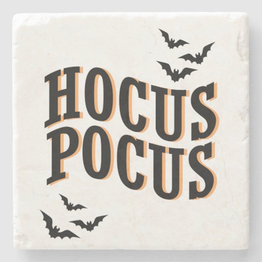 Hocus Pocus Niedliche Hexen Halloween Steinuntersetzer (Vorderseite)
