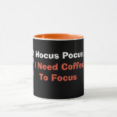 Hocus Pocus Niedliche moderne Halloween Hexe und K Tasse (Zentrum)