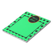 Hocus Pocus Notepad (Neon Green & Black) Notizblock (Rotiert)