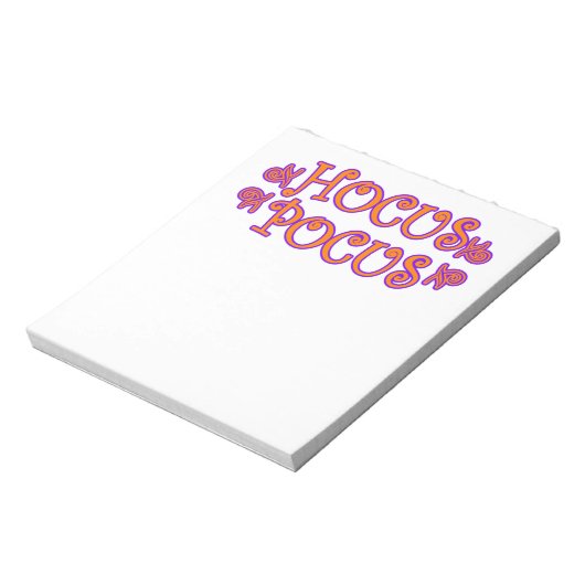 Hocus Pocus Notizblock (Rotiert)