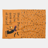 Hocus Pocus Out of Focus Halloween Wine Quote Geschirrtuch (Horizontal)
