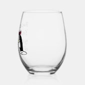 Hocus Pocus Out of Focus Halloween Wine Quote Weinglas Ohne Stiel (Links)