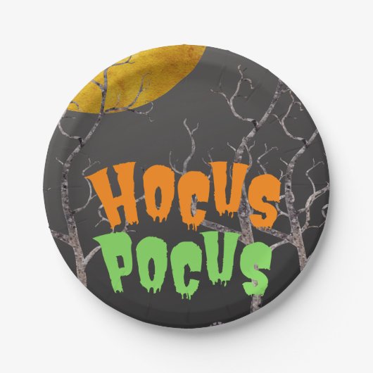 Hocus Pocus Paper Plate Pappteller (Vorderseite)
