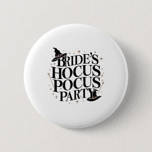 Hocus Pocus Party Bachelorette Halloween 1 Button