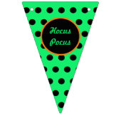 Hocus Pocus Party Banner (Neon Green & Black) (Erste Fahne)
