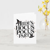 Hocus Pocus Party Chelorette Halloween 1 Karte (Gelbe Blume)