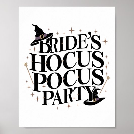 Hocus Pocus Party Chelorette Halloween 1 Poster (Vorne)