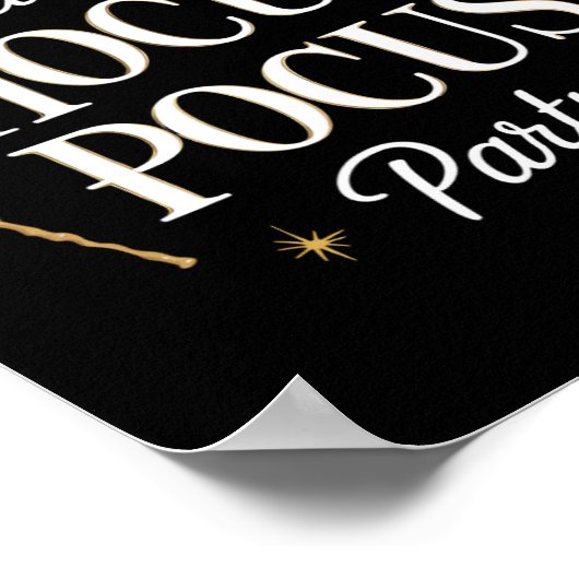 Hocus Pocus Party Chelorette Halloween Poster (Ecke)