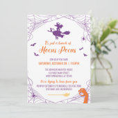 Hocus Pocus Party Einladung (Stehend Vorderseite)
