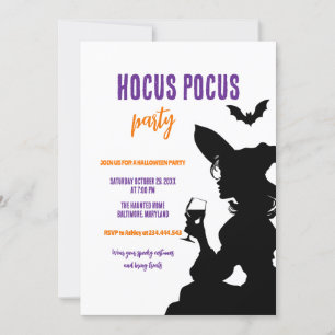 Hocus Pocus Party Halloween Party Einladung