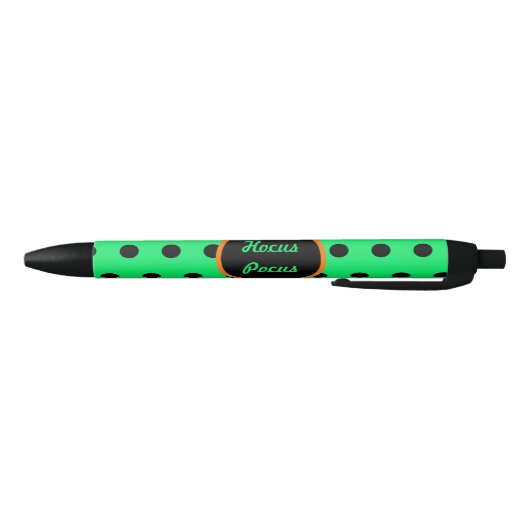 Hocus Pocus Pens (Neon Green & Black) Kugelschreiber (Unterseite)