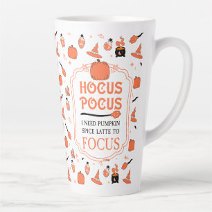 Hocus Pocus Pumpkin GewürzLatte zum Fokus fallen Milchtasse