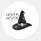 Hocus Pocus Runder Aufkleber (Vorderseite)