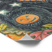 HOCUS POCUS SCHWARZE KATZE HALLOWEEN POSTER (Ecke)