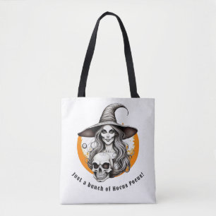 Hocus Pocus Skeleton Hexe Halloween Realistische K Tasche