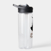 Hocus Pocus und Blume Power Hexe Wasserflasche Trinkflasche (Rechts)