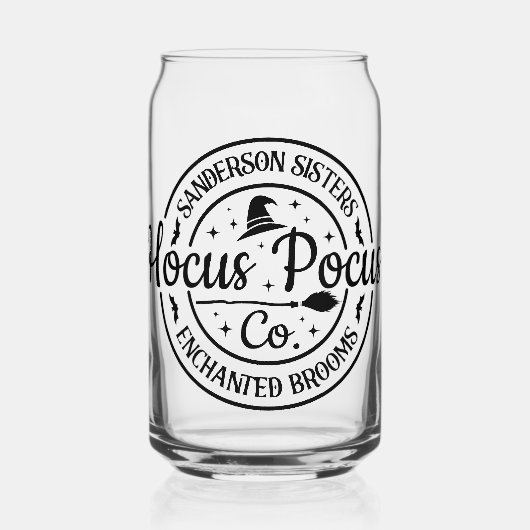 Hocus Pocus verzaubert Brooms Bierglas Dosenglas (Vorderseite)