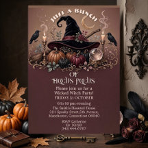 Hocus Pocus Whimsicaler Hutenzauber-Hexenparty