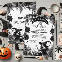 Hocus Pocus Wicked Hexe Party Gothic Script Black