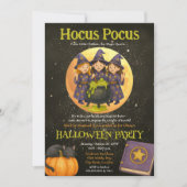 Hocus Pocus Witchy Kids Halloween-Party Einladung (Vorderseite)