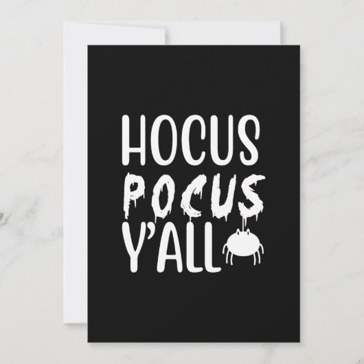 hocus pocus y'all einladung (Vorderseite)