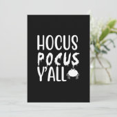 hocus pocus y'all einladung (Stehend Vorderseite)
