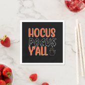 Hocus Pocus Y'all Halloween Chat Design Serviette (Beispiel)