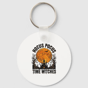 Hocus Pocus Zeit Hexen Vintage Halloween-Shirt D Schlüsselanhänger