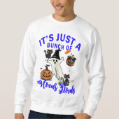 Hocus Pocus Zitat Black Cat Halloween Hoodie (Vorderseite)