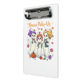Hocus-Poke Us Nursing Spooky Halloween Ghost Mini Klemmbrett (Gewinkelt2)